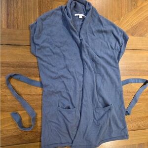 Blue Women's Sweater with Pockets